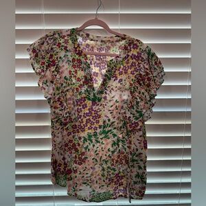 floral blouse